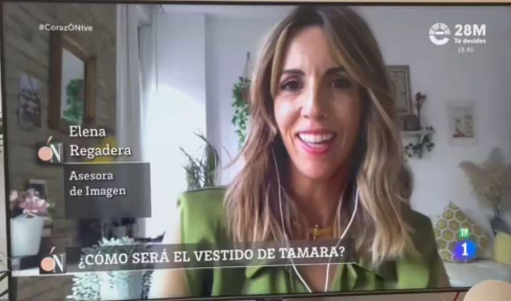 captura de imagen del programa con Elena